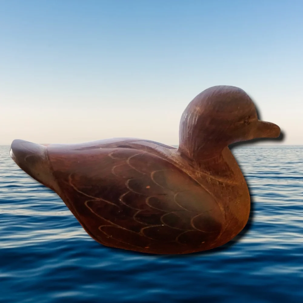 SOLD😁Mallard Ducks Vintage Pair Carved Ironwood - Picture 10 of 12